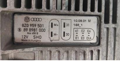 Audi A2 hatchback 1.4 16v petrol AUA MT 55 kW 2000  Riadiaca jednotka ventilátora 8Z0959501 898981000