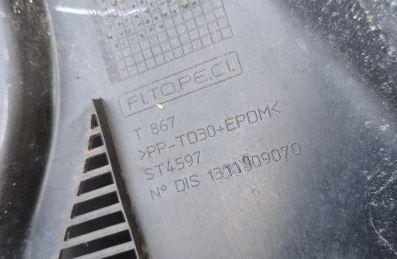 Peugeot Bipper hatchback 1.4 HDI diesel MT 50 kW 2010  Torpédo (plast pod čelným sklom) 1311909070