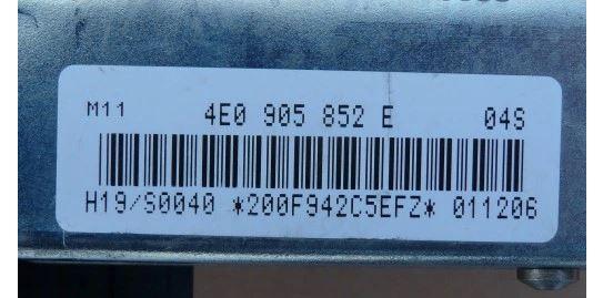 Volkswagen Touareg I 2002-2010 hatchback 5.0 TDI diesel AT 230 kW 2006  Riadenie 4E0905852E