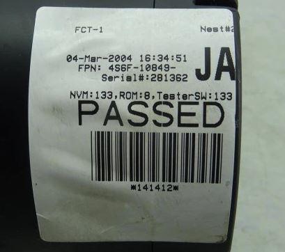 Ford Fiesta Mk6 2002-2008 hatchback 1.4 TDCI diesel MT 50 kW 2003  Prístrojová doska 4S6F-10849-JA