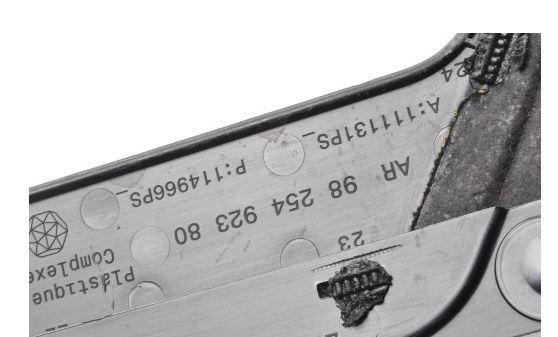 Peugeot 3008 I 2009-2016 hatchback 1.6 HDI diesel AT 82 kW 2010 Kryt motora horný 9825492380