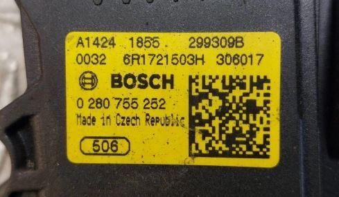 Skoda Rapid 2012-2019 hatchback 1.2 TSI petrol MT 77 kW 2012  Potenciometer plynového pedálu 6R1721503H