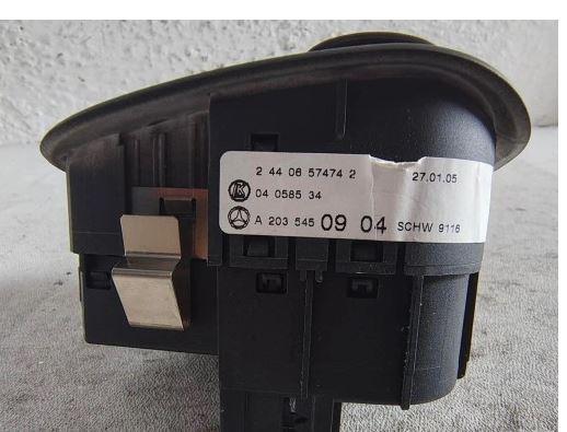 Mercedes C W203 2000-2007 sedan 1.8 petrol 105 kW 2002  Prepínač svetiel A2035450904