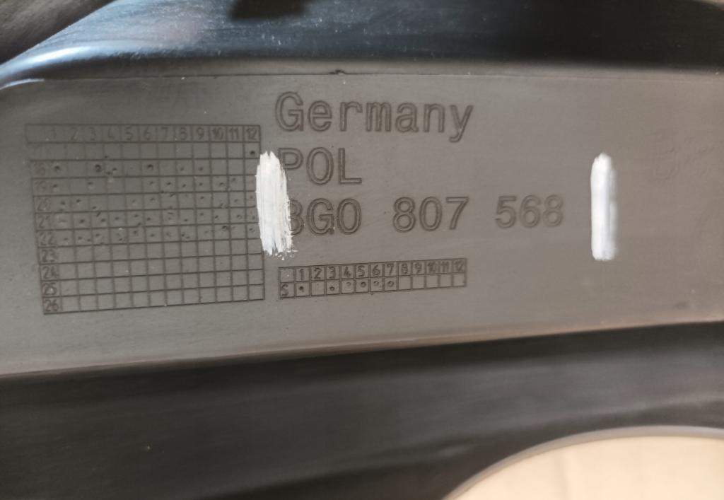 Volkswagen Passat B8 2014-  Nárazník zadný 3G0807568