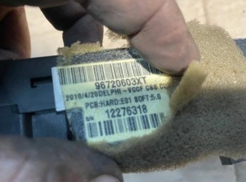 Citroen C5 III   Prepínač kombinovaný  96720603XT (Prepínače, spínače, tlačidlá a ovládače kúrenia)