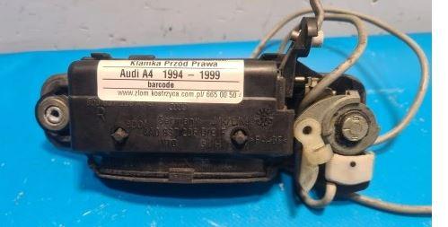 Audi A4 B5 1994-2001 combi 1.9 TDI diesel MT 81 kW 1999  Kľučka dverí vonkajšia predná pravá 8D0837208A