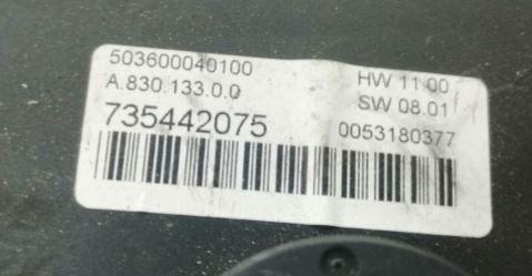 Fiat Bravo II 2007-2014 hatchback 1.9 JTD diesel MT 88 kW 2007  Panel kúrenia/klimatizácie 735442075 503600040100