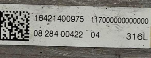 Mercedes C W204 2007-2014 sedan 3.0 CDI V6 diesel AT 165 kW 2009  EGR Ventil 16421400975