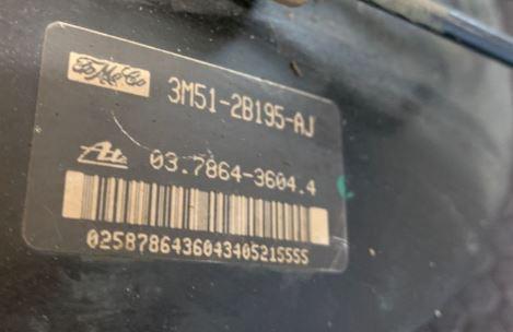 Ford C-Max I 2003-2010 hatchback 2.0 TDCI diesel MT 100 kW 2005  Posilňovač bŕzd 3M512B195AJ 03786436044 3M512B195AH