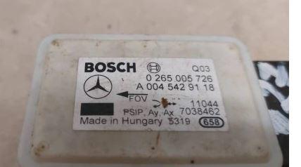Mercedes B W245 2005-2011 hatchback 2.0 CDI diesel MT 80 kW 2006  Snímač nárazu A0045429118 0265005726