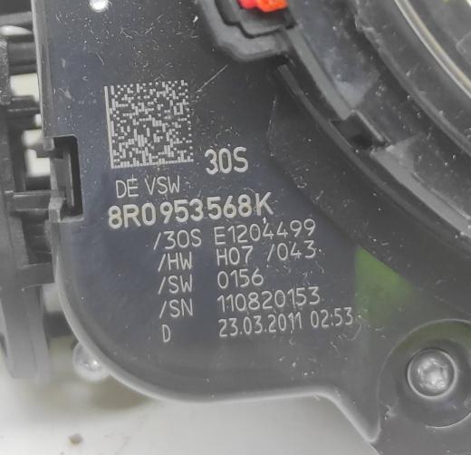 Audi A4 B8 2007-2015 sedan 2.0 TDI diesel AT 105 kW 2008  Prepínač 8R0953568K