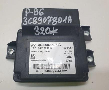 Volkswagen Passat B6 2005-2010 sedan 2.0 FSI petrol MT 110 kW 2006  Modul ručnej (parkovacej) brzdy 3C8907801A