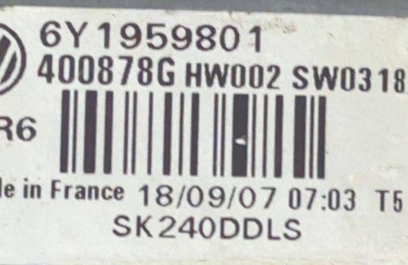 Skoda Fabia I 1999-2007 hatchback 1.2 petrol MT 40 kW 2004  Motorček okien predný ľavý 6Y1959801 440775FX SK240DDLS