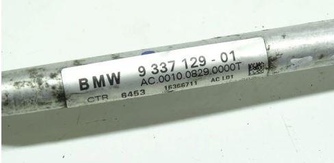 BMW 1 F20 2011-2019 hatchback 2.0 D diesel AT 85 kW 2013  Hadica klimatizácie 9337129