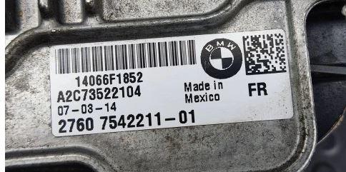 BMW X5 F15 2013-2018 hatchback 3.0 D diesel AT 230 kW 2014  Riadiaca jednotka podvozku 7542211