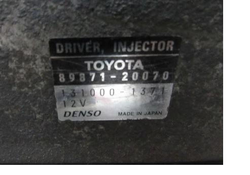 Toyota Avensis II T25 2003-2008 sedan 2.2 D4D diesel MT 110 kW 2008  Riadiaca jednotka motora 89871-20070