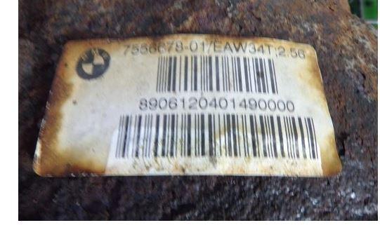 BMW 3 E90 2005-2013 coupe 2.0 petrol MT 125 kW 2007  Diferenciál zadný 7556678 2.56