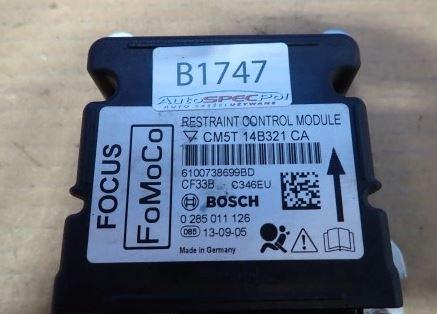 Ford Fiesta Mk7 2008-2017 hatchback 1.2 16v petrol MT 60 kW 2009  Riadiaca jednotka airbagu CM5T14B321CA