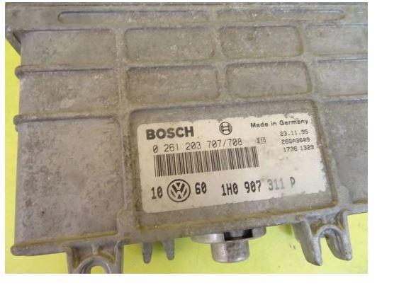 Volkswagen Golf IV 1997-2003 hatchback 1.9 TDI diesel 81 kW 1998  Riadiaca jednotka motora 1H0907311P / 0261203707 NR1823