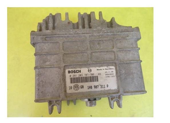 Volkswagen Golf IV 1997-2003 hatchback 1.9 TDI diesel 81 kW 1998  Riadiaca jednotka motora 1H0907311P / 0261203707 NR1823