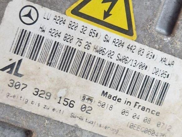 Mercedes C W204 2007-2014 sedan 2.2 CDI diesel AT 125 kW 2007  Svetlo predné pravé A2048203061