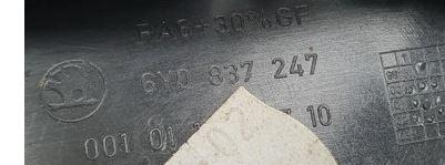 Skoda Fabia I 1999-2007 hatchback 1.2 12v petrol MT 47 kW 2006  Kľučka dverí vnútorná predná ľavá 6Y0837247