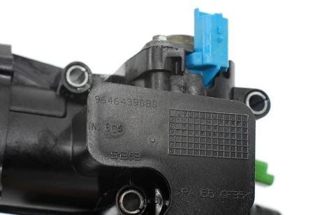 Peugeot 2.0 HDI diesel   Obal (príruba) termostatu 9646439080