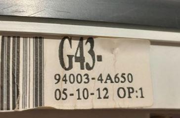 Hyundai H1 2.5 CRDi diesel 103 kW 2005  Prístrojová doska 940034A650