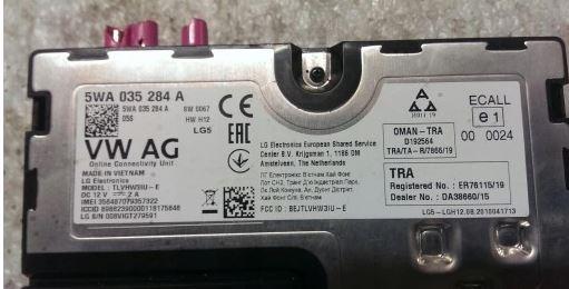 Skoda Octavia IV 2020- combi   Modul komfortu 5WA035284A