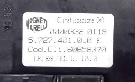 Alfa Romeo 166 sedan 2.0 16v petrol MT 114 kW 2000  Modul komfortu 60658370