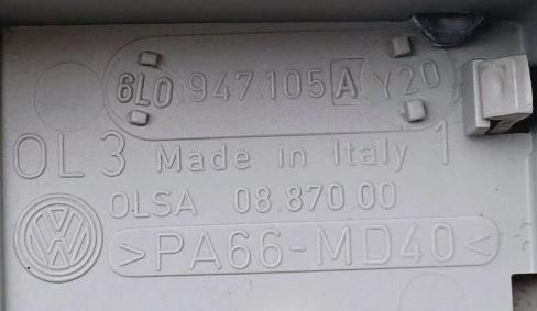 Seat Cordoba II 6L 2002-2008 sedan 1.4 16v petrol MT 55 kW 2004  Osvetlenie interiéru 6L0947105A