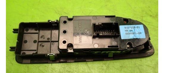 BMW 1 E87 2004-2011 hatchback 1.6 petrol MT 85 kW 2005  Prepínač ovládania okna predný ľavý 9167154-01 9167154