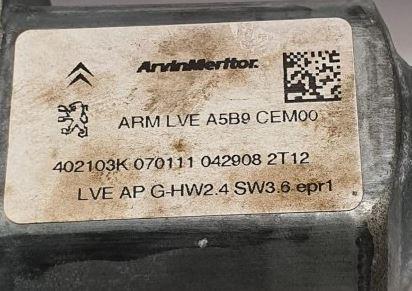 Citroen Berlingo II 2008-2018 hatchback 1.6 HDI diesel MT 55 kW 2010  Mechanizmus sťahovania okna predný ľavý 402103K