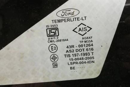 Ford Ecosport 2011-2022   Sklo predných ľavých dverí