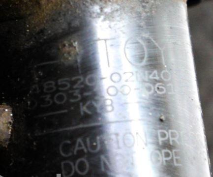 Toyota Auris II 2012-2018 combi 1.8 Hybrid gasoline, electric AT 73 kW 2013  Tlmič predný ľavý 48520 , 4852002N40