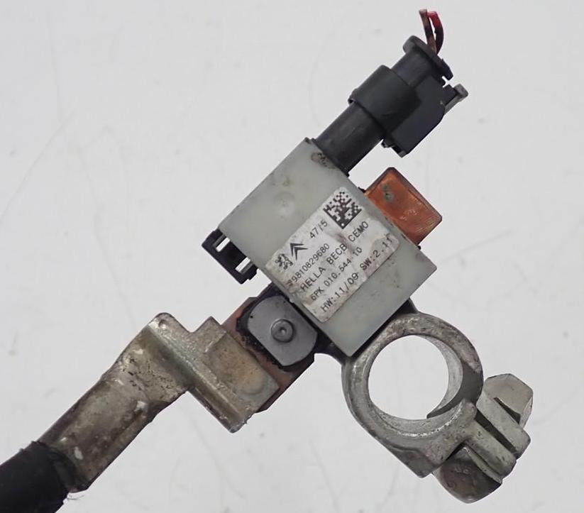 Peugeot 2008 I 2013-2019 hatchback 1.6 HDI diesel MT 68 kW 2014  Kábel batérie záporný (-) 9810829680 9811509680