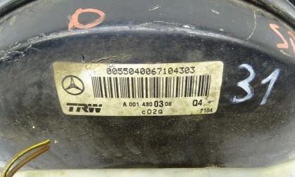 Mercedes Sprinter I 1995-2006 hatchback 2.2 CDI diesel MT 95 kW 2002  Posilňovač bŕzd A0014300308
