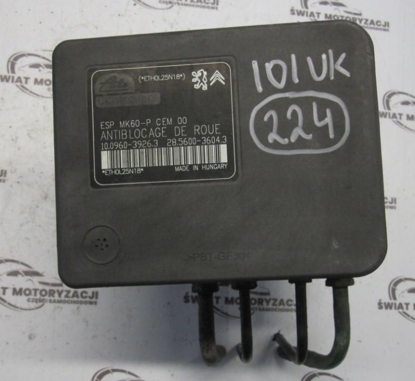 Citroen DS3 2010-2016 hatchback 1.4 16v petrol MT 70 kW 2010  Pumpa ABS 9674415980