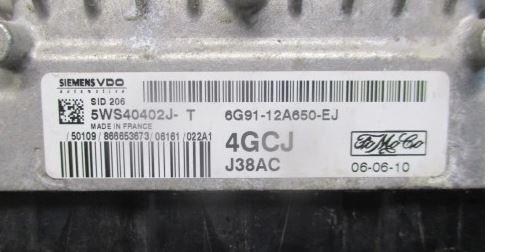 Ford S-max hatchback 2.0 16v petrol MT 107 kW 2006  Riadiaca jednotka motora 6G9112A650EJ; 5WS40402JT