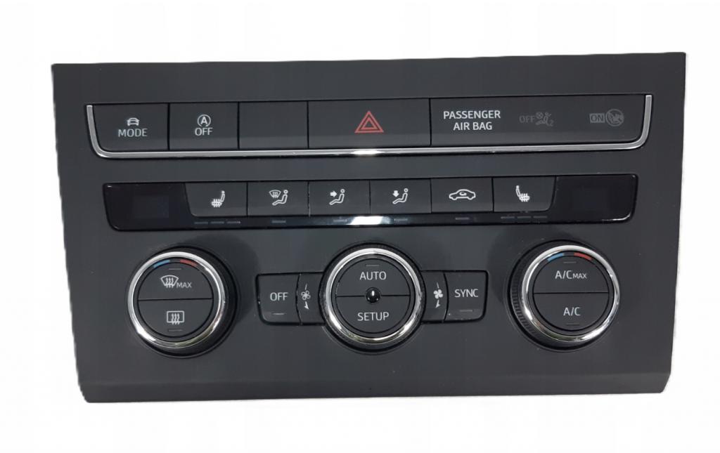 Seat Leon III 2012-2020 combi 2.0 TDI diesel AT 135 kW 2015  Panel kúrenia/klimatizácie 5F0907044J