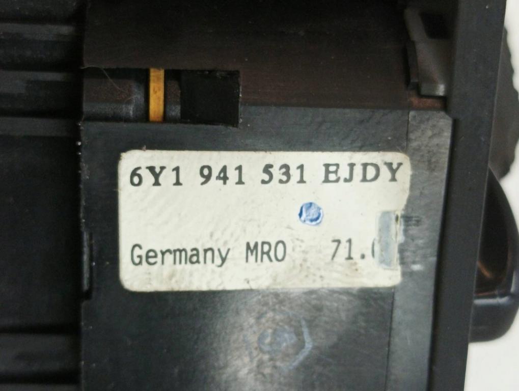 Skoda Fabia I 1999-2007 hatchback 1.2 petrol MT 40 kW 2004  Prepínač svetiel 6Y1941531EJDY