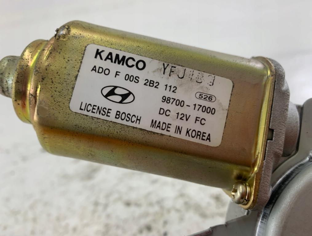 Hyundai Matrix hatchback 1.5 CRDI diesel MT 60 kW 2002  Motorček stieračov zadný 98700-17000