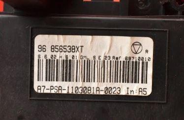 Peugeot 207 1.6 HDI diesel MT 80 kW 2008  Panel kúrenia/klimatizácie 96856538XT