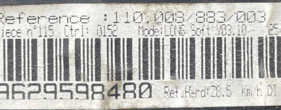Peugeot 607 sedan 2.2 HDI diesel AT 98 kW 2003  Prístrojová doska 9629598480