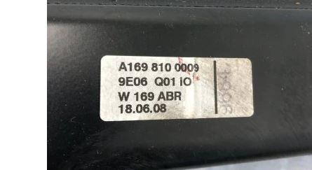 Mercedes A W169 2004-2012 hatchback 2.0 CDI diesel MT 80 kW 2004  Roleta kufra A1698100009