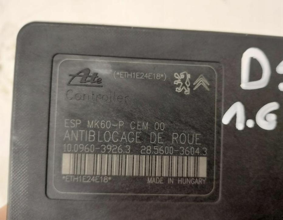 Citroen DS3 2010-2016 hatchback 1.6 2011  Pumpa ABS 9674415980