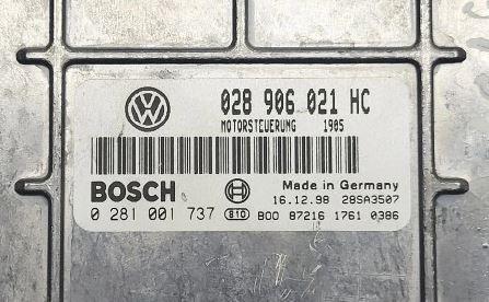 Ford Galaxy Mk1 1995-2000 minivan 1.9 TDI diesel 66 kW 1997  Riadiaca jednotka motora 028906021HC 0281001737