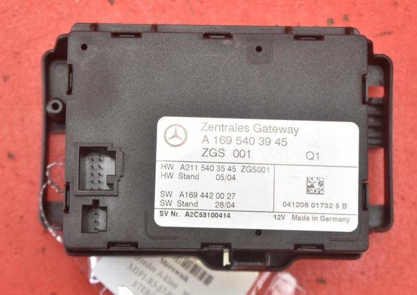 Mercedes A W169 2004-2012 hatchback 2.0 CDI diesel AT 103 kW 2005  Riadiaca jednotka A1695403945