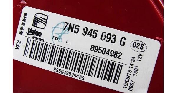 Seat Alhambra II 2010-2020 hatchback 2.0 TDI diesel AT 125 kW 2012  Svetlo zadné ľavé 7N5945093G