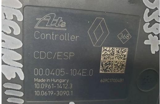 Renault Megane III 2008-2016 hatchback 1.5 DCI diesel MT 81 kW 2010  Pumpa ABS 476606264R